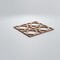 Ekena Millwork Small Fleetwood Decorative Fretwork Wood Wall Panels, Red Oak, 11 3/8"W x 11 3/8"H x 3/8"T WALW12X12X0375FLTRO - alternate 2